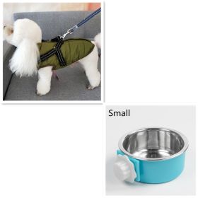 Waterproof Dog Clothes Winter Dog Coat With Harness Warm Pet Clothing Big Dog Jacket Chihuahua Labrador Coat Costume (Option: Army Green-XL)