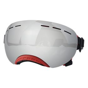 UV Protection Pet Windproof Goggles (Option: Red Frame Silver Strip)