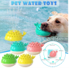 Pets Supplies Factory Amazon Hot Summer Electric Water Floating Swimming Pet Bathing Water Spray Dog Toy