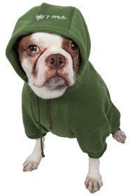 Fashion Plush Cotton Pet Hoodie Hooded Sweater (Size: X-Small)