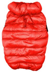 Pet Life 'Pursuit' Quilted Ultra-Plush Thermal Dog Jacket (Color: Red, Size: small)