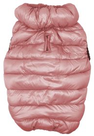 Pet Life 'Pursuit' Quilted Ultra-Plush Thermal Dog Jacket (Color: Pink, Size: X-Large)