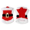 Christmas Pet Clothes For Small & Medium Dog; Santa Claus Dog Hoodie; Winter Pet Jacket