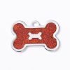 Metal Pet ID Tags With Pink Bone Shape For Dogs