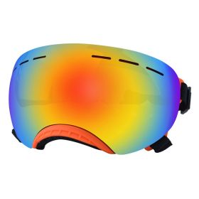 UV Protection Pet Windproof Goggles (Option: Orange Frame Red Sheet)