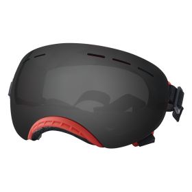 UV Protection Pet Windproof Goggles (Option: Red Frame Gray Sheet)