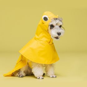 Pet Dog Cape-style Raincoat Waterproof (Option: Yellow-XXL)